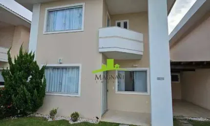Foz do joanes - villa di santorini. casa à venda 180m², 4 quartos, 3 suítes, área gourmet, nascente, buraquinho. conforto e segurança. oportunidade!