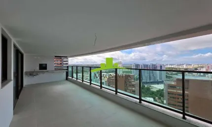Palazzo unique caminho das árvores. apartamento alto padrão à venda, 250m², 4 suítes, varanda gourmet, vista panorâmica, nascente, andar alto. 4 vagas
