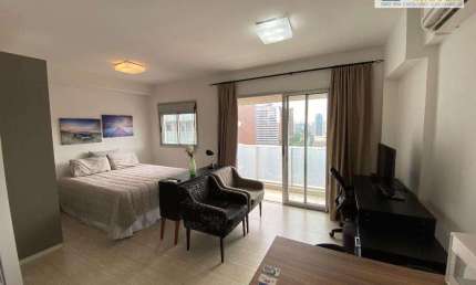 Studio com 1 dormitório para alugar, 33 m² por R$ 5.134,82/mês - Santo Amaro - São Paulo/SP