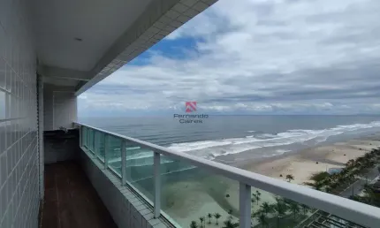 Apartamento novo frente mar no flórida 02 dormitórios 01 suíte com vista mar