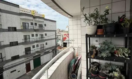 Apartamento mobiliado 1 dormitório na ocian - praia grande/sp