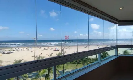 Apartamento mobiliado vista mar definitiva e planejados - praia grande, caiçara