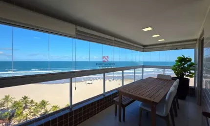 Apartamento porteira fechada 3 dormitórios 1 suite - mirim, praia grande/sp