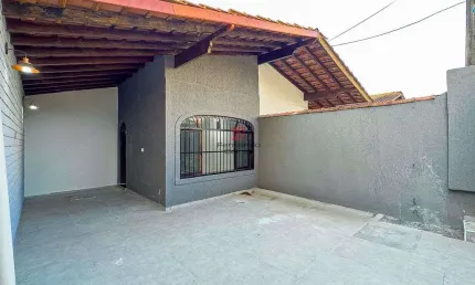 Casa reformada 2 dormitórios 01 suíte - bairro tupi em praia grande/sp - 2 vagas