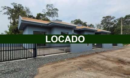 ALUGUEL MENSAL - Casa nova em Itapoá, ESQUINA, com 2 quartos
