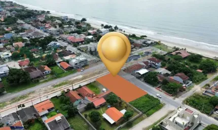 Terreno à Venda na Avenida Brasil ? Balneário Princesa do Mar, Itapoá/SC
