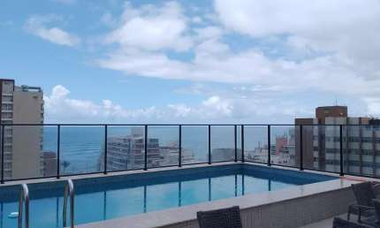 Apartamento Mobiliado para Aluguel na Pituba – 1 Quarto, Varanda e Infraestrutura Completa