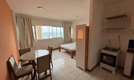 Apartamento mobiliado com vista para o mar em amaralina – conforto e segurança!
