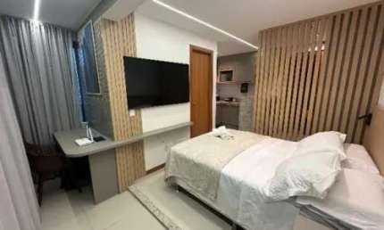 Stúdio Mobiliado e Decorado para Alugar no Caminho das Árvores