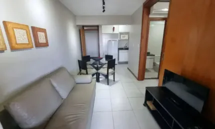 Apartamento com 1 quarto para alugar, mobiliado - caminho das árvores