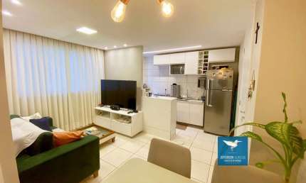 Apartamento Totalmente Projetado ao Lado do Shopping Eusébio, 42m2, 02 Quartos, 01 Suíte Reversível, Condomínio Novo com Lazer Completo