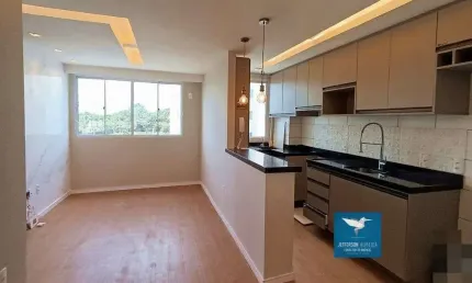 Vendo apartamento com móveis projetados ao lado do shopping eusébio, projetados com muito bom gosto, nascente com vista livre e com privacidade, 47m2, 02 quartos, 01 suíte, 02 banheiros, 01 vaga