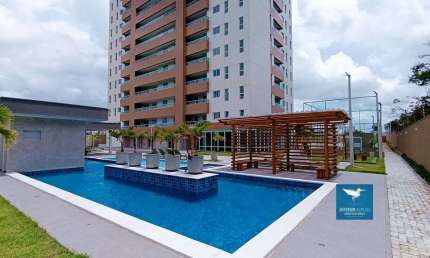Apartamento Novo com Varanda Gourmet e Lazer Completo na Região Central do Eusébio a Poucos Metros da CE040, Plantas de 77m2 e 94m2, ambas com 03 Quartos sendo 02 Suítes, 02 Vagas.