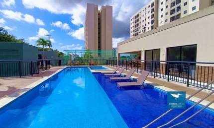 Apartamento Novo Pronto Para Morar na Região do Lago Jacarey, Andar Alto Varanda, Nascente, 02 Quartos, 02 Banheiros, 51m2, 01 Vaga e Lazer Completo