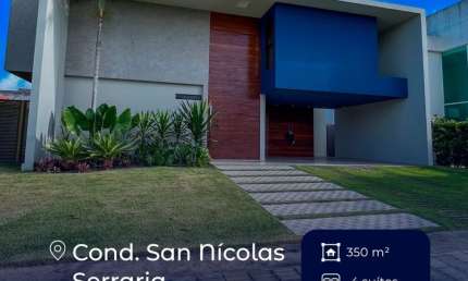 Casa em condomínio fechado com 4 quartos à venda na Estrada dos Caetés, S/ N/, Serraria, Maceió