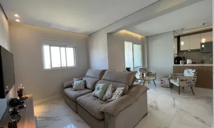 Apartamento com varanda a venda/permuta em Santo André-Vila Apiaí