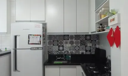 Apartamento de 61m², 8º andar, 1 vaga de garagem, 2 quartos com móveis planejados
