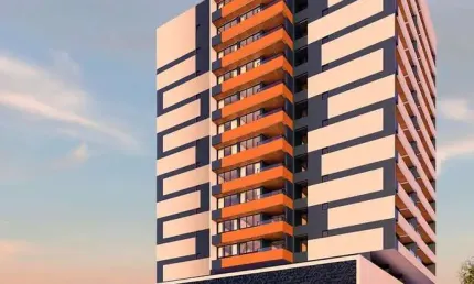 Lançamento na ponta verde com 2 e 3 quartos bem próximo da praia