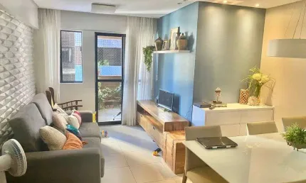 Apartamento com 3 quartos na Jatiúca ao lado do corredor vera arruda