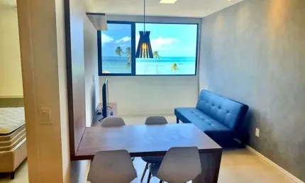 Apartamento quarto e sala todo pronto a 200 metros da praia
