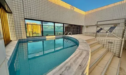 Cobertura gardem com 3 suítes + piscina a 2 quadras da praia 