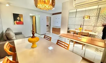 Apartamento com 2 quartos sendo 1 suite próximo da praia