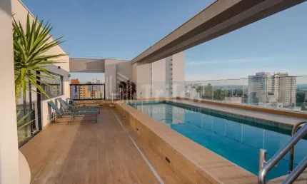 Charmoso e aconchegante apartamento com varanda gourmet de 2 dormitórios com suíte e lazer