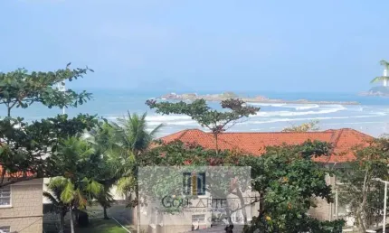 Apartamento alto padrão frente mar, 3 dormitórios climatizados sendo 1 suíte, 'vista total mar' - pitangueiras - guarujá/sp.