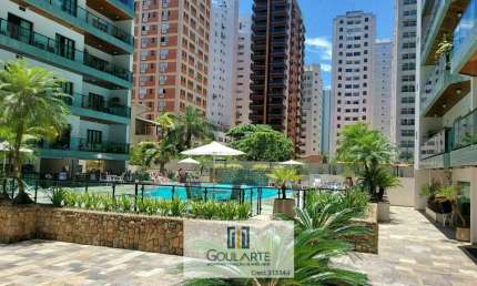Apartamento em  alto padrão, 3 suítes em ambiente totalmente climatizado, lazer completo no condomínio, Pitangueiras-Guarujá/SP.