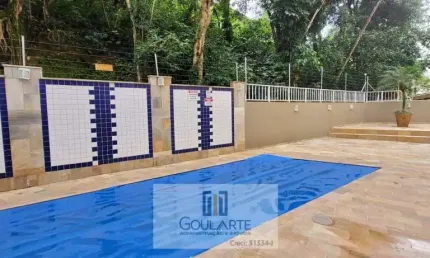 Apartamento Alto Padrão vista mar, 3 dormitórios sendo 1 suíte, lazer no condomínio, à menos de 100 metros do mar - ASTÚRIAS-Guarujá/SP