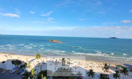 Apartamento alto padrão frente mar, 3 dormitórios sendo 1 suíte, 'vista total mar' - PITANGUEIRAS - Guarujá/SP.