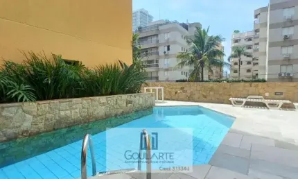 Apartamento alto padrão com acesso a sacada, 2 dormitórios sendo 1 suíte, lazer no condomínio, lado praia - enseada - guarujá/sp.