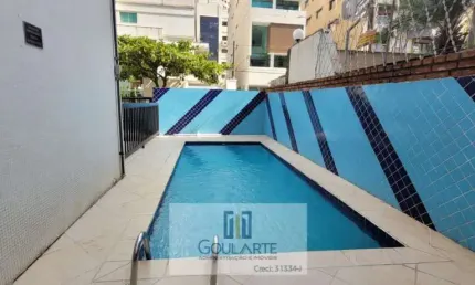 Apartamento  com 3 dormitórios sendo 1 suíte, área de lazer no condomínio, à menos de 200 metros do mar, no lado praia enseada-guarujá/sp