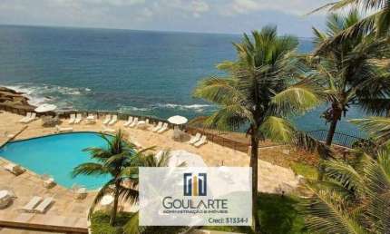 Apartamento alto padrão em condomínio com lazer completo e vista total do mar, 3 dormitórios sendo 1 suíte, lado praia na  ENSEADA-Guarujá/SP.