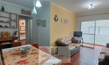 Apartamento com acesso a sacada, 3 dormitórios, lado praia - Enseada-Guarujá/SP