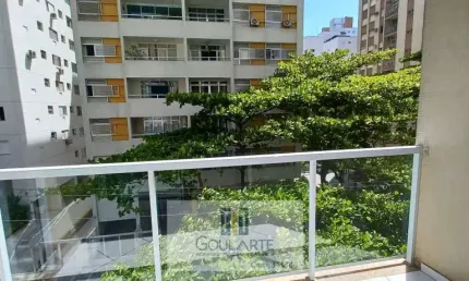 Apartamento alto padrão com sacada, 3 dormitorios sendo 1 suíte, pitangueiras-guarujá/sp.