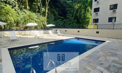 Apartamento alto padrão com 2 dormitórios sendo 1 suíte + 1 dormitório de serviço, lazer no condomínio - pitangueiras - guarujá/sp