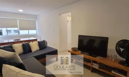 Apartamento com 1 dormitório amplo, á menos de 250 metros do mar - PITANGUEIRAS-Guarujá/SP.