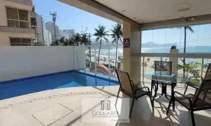 Apartamento DUPLEX com 4 dormitórios sendo 1 suíte, lazer no condomínio, ASTÚRIAS-Guarujá/SP.