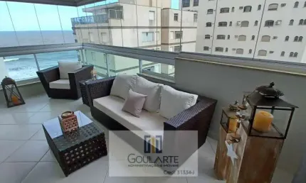 Apartamento com lazer completo na praia da astúrias-guarujá/sp.