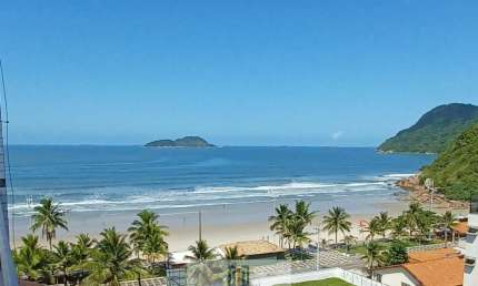 Cobertura DUPLEX, com 3 suítes, frente mar na praia do TOMBO - Guarujá/SP.