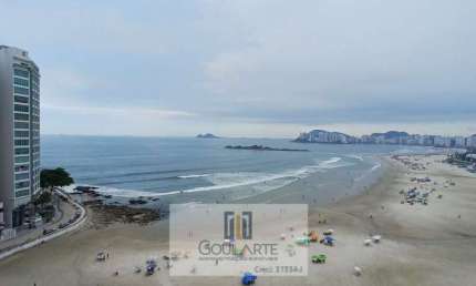 Apartamento com vista total do mar na praia da Pitangueiras-Guarujá/SP.