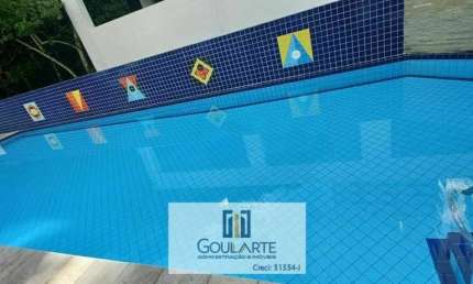 Apartamento cobertura duplex com lazer no condomínio na praia da Pitangueiras-Guarujá/SP.