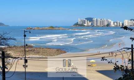 Apartamento Alto Padrão frente mar, 4 dormitórios, vista total do mar - PITANGUEIRAS-GUARUJÁ/SP.