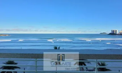 Apartamento alto padrão frente mar, 2 dormitorios sendo 1 suíte,* vista total mar* - pitangueiras-guarujá/sp.