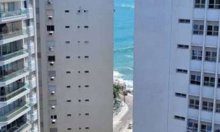 Apartamento Flat com 1 dormitório amplo climatizado, lazer completo no condomínio - Pitangueiras/Guarujá- SP.