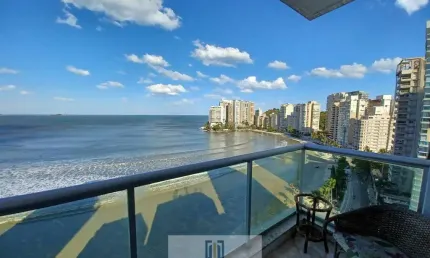 Cobertura penthouse frente mar , 4 dormitórios sendo 2 suítes, com churrasqueira, na praia das ASTÚRIAS-Guarujá/SP.