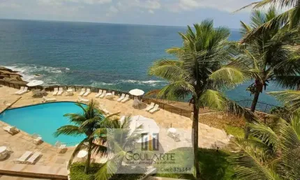 Apartamento com vista total mar, 3 dormitórios sendo 1 suíte, lazer completo no condomínio, lado praia da enseada/guarujá-sp.