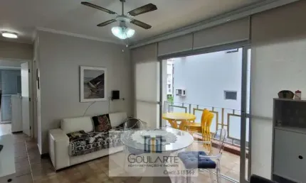 Apartamento com 2 dormitórios sendo 1 suíte, na praia da enseada - guarujá/sp.