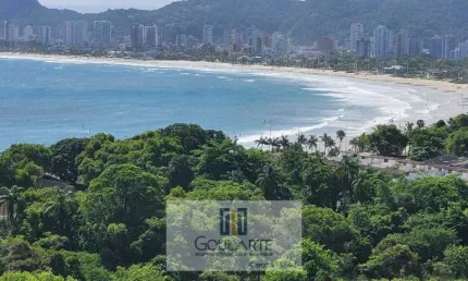 Apartamento alto padrão com sacada gourmet e vista parcial do mar, lazer completo em lado praia do enseada - guarujá/sp.
